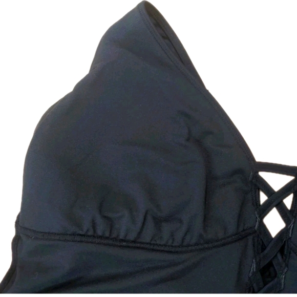 Adore Me Andressa Contour Plus Wireless Swimsuit Woman Plus 3X Black Shaping Nwt - Picture 8 of 13